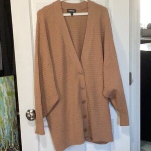 Express Women's Tan Sweater